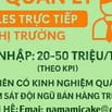 TUYỂN QUẢN LÝ SALES MANAGER ( Phân phối bánh kẹo- đặc sản 3 miền)