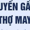 CẦN TUYỂN Thợ làm rập, Thợ may một kim, Thợ vắt sổ, Thợ cắt 