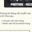 CẦN 2 BẠN NHÂN VIÊN BÁN HÀNG TẠI QUẦY ĐỒ UỐNG ĐÓNG HỘP