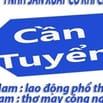 Cần tuyển 10 nam lao động PT, 10 nam may công nghiệp. tại: Bình Chánh