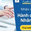TUYỂN GẤP!!! 2 NHÂN VIÊN HÀNH CHÍNH - GẮN BÓ - KHÔNG KINH NGHIỆM Q12