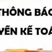 TUYỂN GẤP NHÂN VIÊN KẾ TOÁN KHO