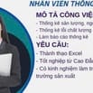 CTY HIGHLAND DRAGON Dĩ An BD tuyển NV Thống Kê Nguyên Liệu