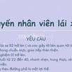 MEGAPOST HCM TUYỂN LÁI XE TẢI ĐI LÀM NGAY