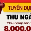 TUYỂN GẤP KẾ TOÁN VÀ THU NGÂN KHÔNG CẦN KINH NGHIỆM ĐI LÀM NGAY 