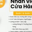 Nhân Viên Cửa Hàng - Số lượng 20 