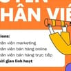 Tuyển nhân viên bán hàng tại Tân Bình đăng ký linh hoạt thời gian