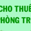 CHO THUÊ PHÒNG ĐƯỜNG BẾN VÂN ĐỒN QUẬN 4