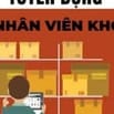 CÔNG TY CẦN TUYỂN THỦ KHO CHO SIÊU THỊ 