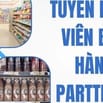 Việc làm sinh viên - tuyển nhân viên bán hàng Gò Vấp