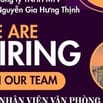 CÔNG TY CẦN TUYỂN NHÂN VIÊN TƯ VẤN LÀM VIỆC TẠI VĂN PHÒNG 