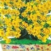 Tranh gạch 3d hoa mai - gạch tranh 3d hoa mai - XC444