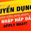 TUYỂN NV BÁN HÀNG - TRỰC ĐIỆN THOẠI - ĐÓNG GÓI 