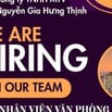 CÔNG TY CẦN BỔ SUNG NHÂN SỰ LÀM TẠI VĂN PHÒNG