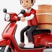 Giao Hàng,chở hàng bằng xe máy