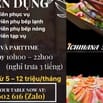 NHÀ HÀNG ICHIHANA SUSHI TUYỂN DỤNG (VỪA HỌC VỪA LÀM) PHỤC VỤ, BẾP NÓN