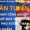 CẦN HỌP TÁC TỔ HỢP MAY GIA CÔNG, TUYỂN 15 CÔNG NHÂN MAY, THỢ PHỤ XƯỞNG