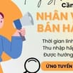 Cần 3 bạn Nam/ nữ phụ bán thức uống dinh dưỡng 
