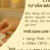 Việc làm Part/Full time cho sinh viên HCM