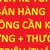 Tuyển 2 kế toán bán hàng không cần kinh nghiệm, trung cấp trở lên