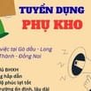 Cảng Gò Dầu Tuyển dụng Nhân viên phụ xe, phụ kho