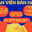 TUYỂN DỤNG NHÂN VIÊN BÁN HÀNG 