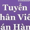 Cty cần tuyển 2 nhân viên bán hàng làm việc tại Q Hóc môn.
