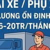 TUYỂN PHỤ XE, PHỤ KHO GIAO HÀNG SIÊU THỊ 16TR/THÁNG | ỔN ĐỊNH BAO ĂN Ở