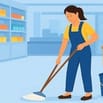 Tạp vụ lau chùi dọn dẹp khu vực cần tuyển 