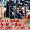 HCM TUYỂN TÀI XẾ XE NÂNG Ở KHO KCN |14TR-16TR/THÁNG| BAO ĂN Ở