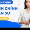 Cần tuyển gấp nhân viên hành chính văn phòng 