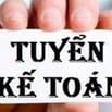CẦN TUYỂN NHÂN VIÊN KẾ TOÁN TẠI TPHCM