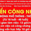 TUYỂN CÔNG NHÂN GẤP - LĐPT THỜI VỤ Ở HÓC MÔN, TPHCM