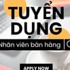  [QUẬN 5 TPHCM] Tuyển nhân viên bán hàng Parttime/Fulltime tại quầy