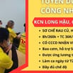 TUYỂN CÔNG NHÂN LAO ĐỘNG PHỔ THÔNG CCCD NHẬN VIỆC NGAY