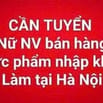  Tuyển nữ nhân viên bán hàng thực phẩm nhập khẩu tại Sunshine-Ciputra