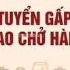 Tuyển 3 nam giao hàng giờ hành chính, đi làm ngay, 15tr/th, Bình Thạnh