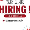 Việc làm bán hàng parttime / fulltime Quận Gò Vấp