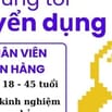 [QUẬN GÒ VẤP] Đại lí tuyển dụng nhân viên bán hàng Parttime/Fulltime