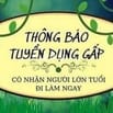 Tuyển nhân viên bán hàng, gói hàng dán tem các sản phẩm