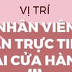 VIỆC LÀM BÁN HÀNG TẠI HCM, VIỆC THỜI VỤ CẬN LỄ / LÂU DÀI 