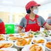Cẩn gấp 4 phụ bếp 2 thu ngân nhà ăn Lego
