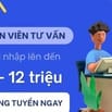 VIỆC LÀM TƯ VẤN BÁN HÀNG KHU VỰC BÌNH TÂN