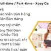 Việc Làm Q.Phú Nhuận: Tuyển Nhân Viên Full-time/ Part-time 