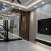 Nhà mặt tiền 16m hiện đại 5mx22m đi bộ ra chợ  đúc 1 lầu 4 p.n 4wc