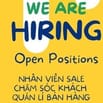 VIỆC LÀM PARTIME / FULLTIME QUẬN 12