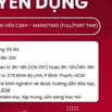 TUYỂN NHÂN VIÊN CSKH - MARKETING ONLINE