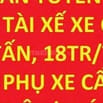 Tuyển 2 tài xế xe cẩu 15 tấn, 18tr/th; 2 phụ xe cẩu, 10tr/th, làm Q.2