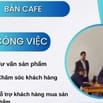 Cần một số bạn phụ chị bán cafe