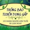 Tuyển gấp 2 Chị : Tạp Vụ ,Dọn Dẹp Văn Phòng ( Quận 8. Chính Chủ )